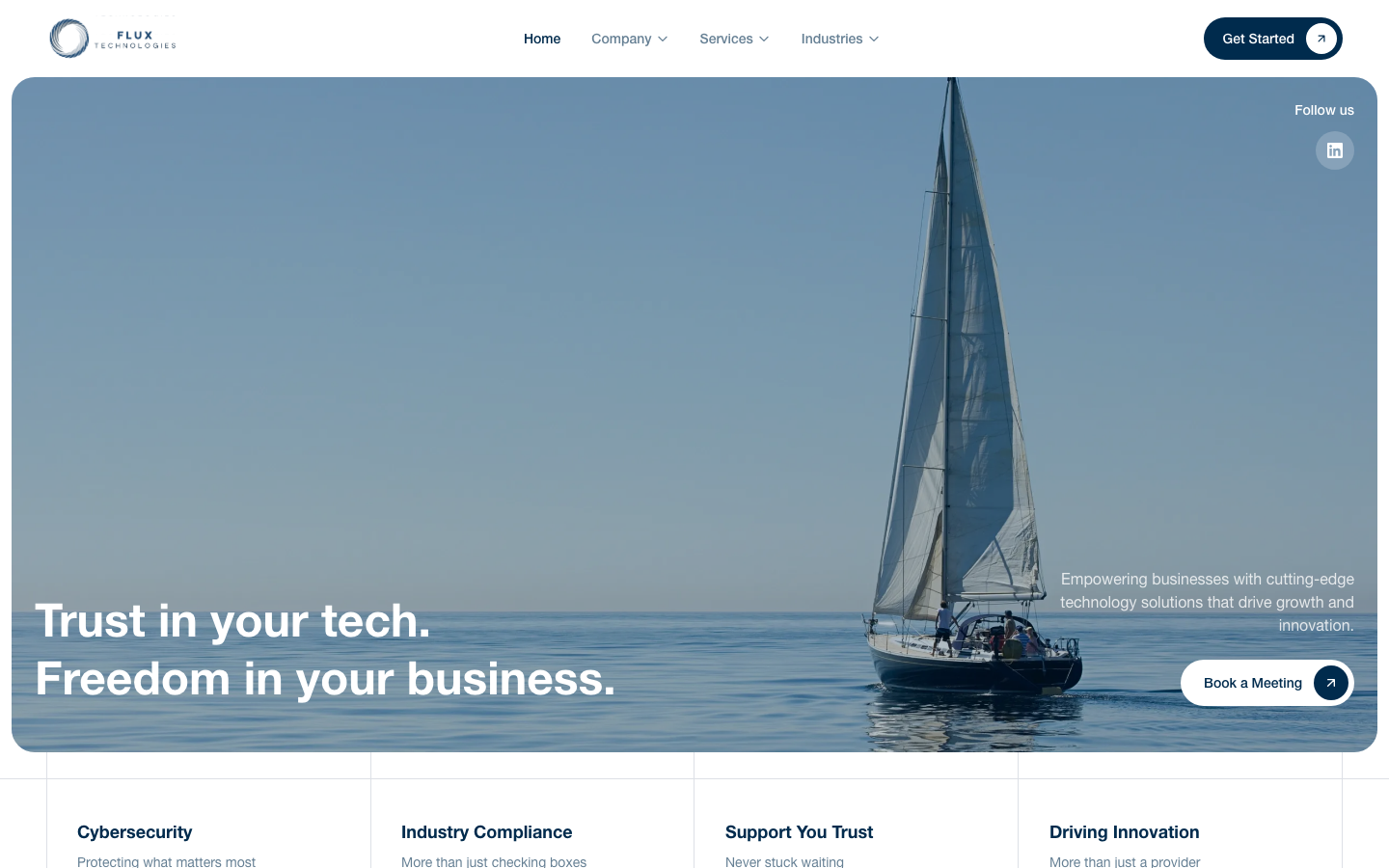 Flux Technologies team members